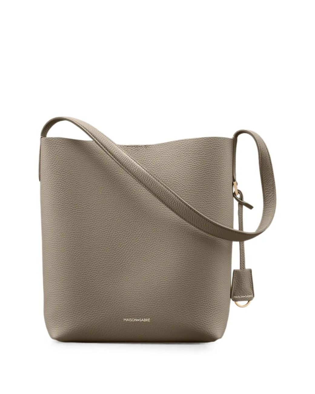 Maison De Sabre Gray The Bucket Soft Tote Bag