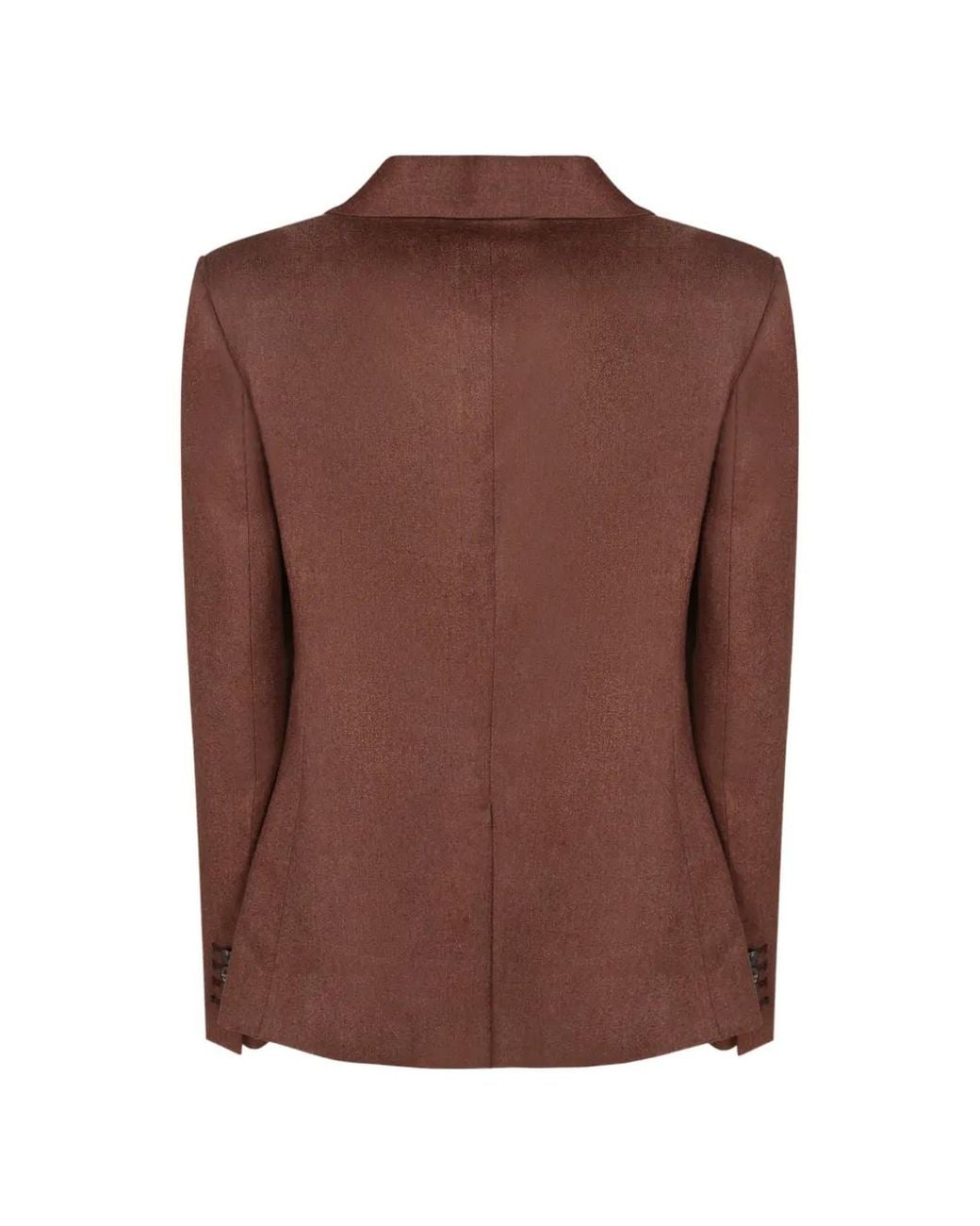 Paul Smith Brown Single-Breasted Peak-Lapels Jacket