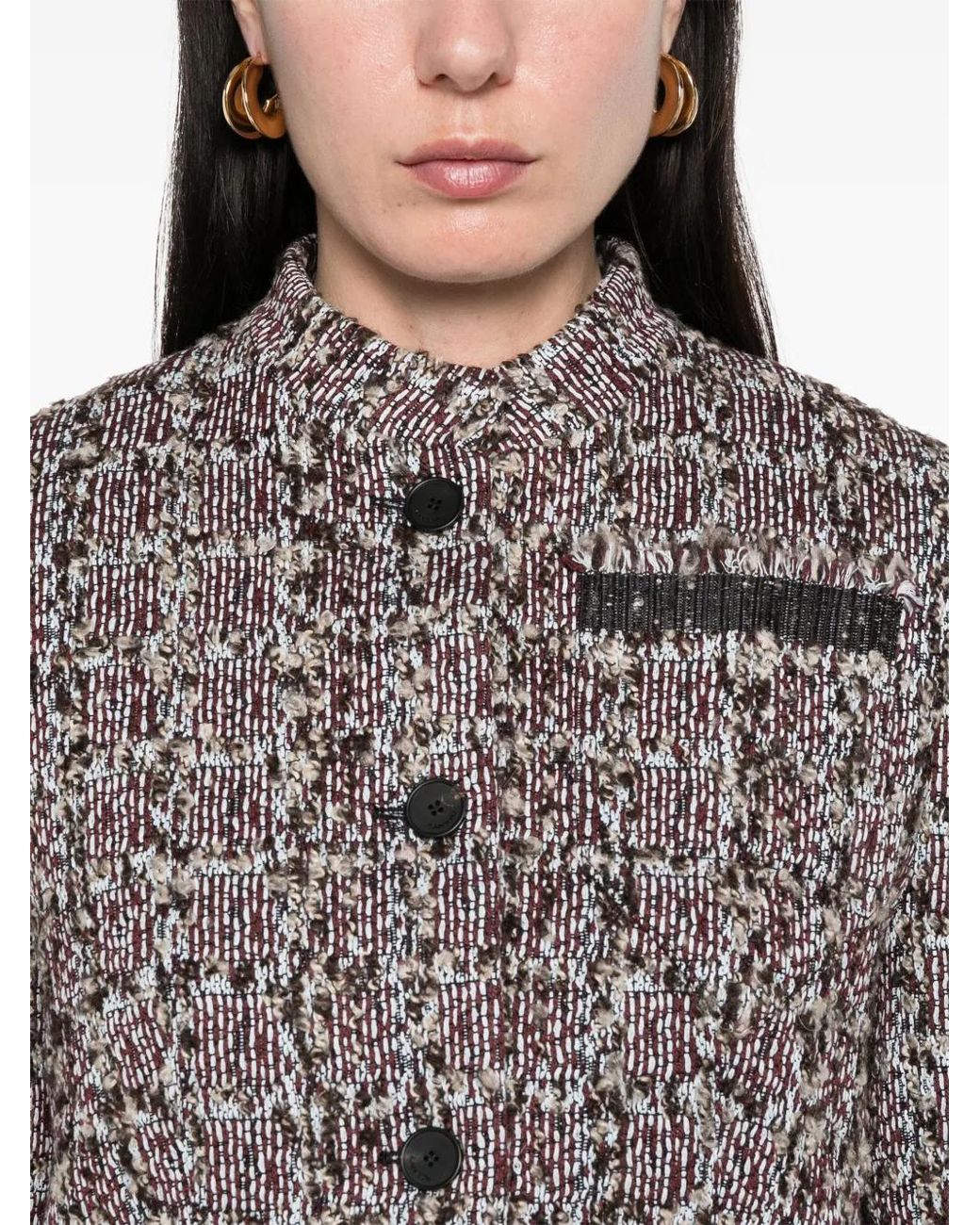 Lanvin Tweed Jack in het Gray