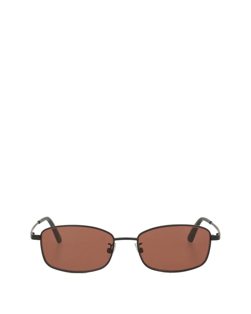 Our Legacy Pink Librarian Rectangle-Frame Sunglasses