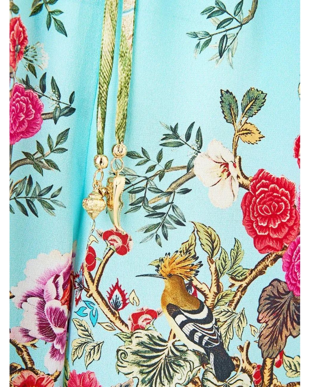 Camilla Blue Sultans And Queens Drawstring-Fastening Trousers