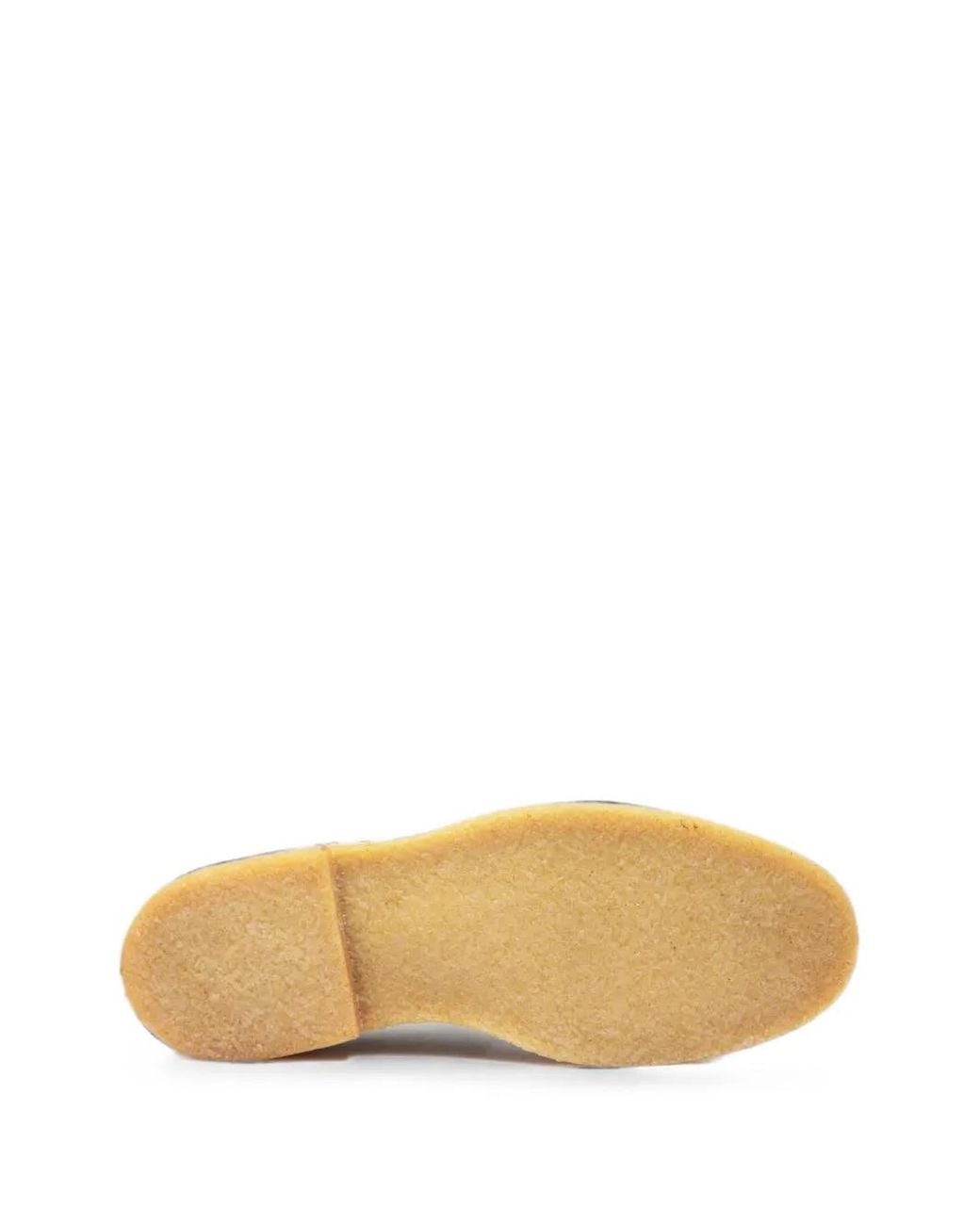 Officine Creative Brown History Suede Apron-Toe Derby Shoes for men