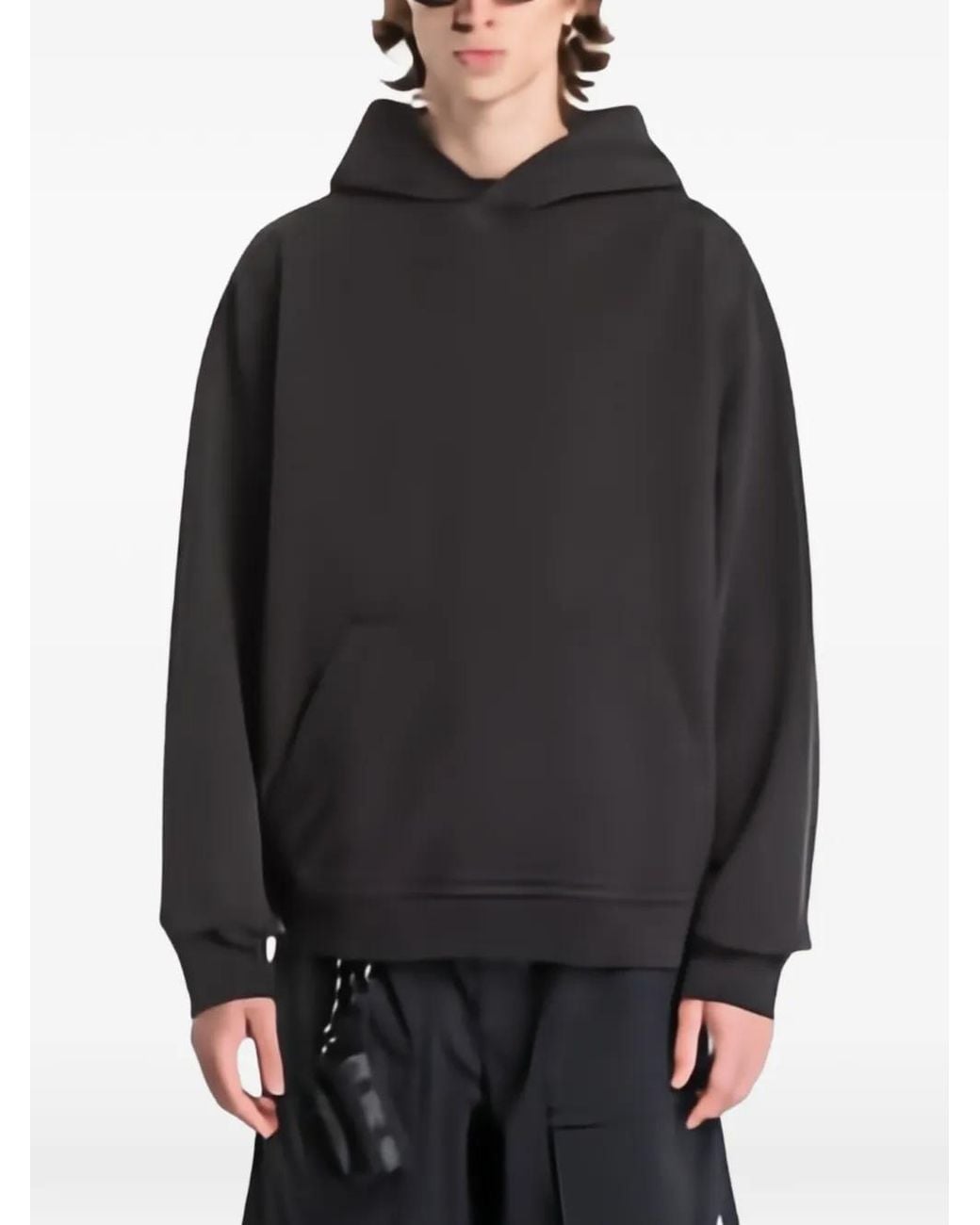 Oakley Gray Echo Mod Embroidered Hoodie for men