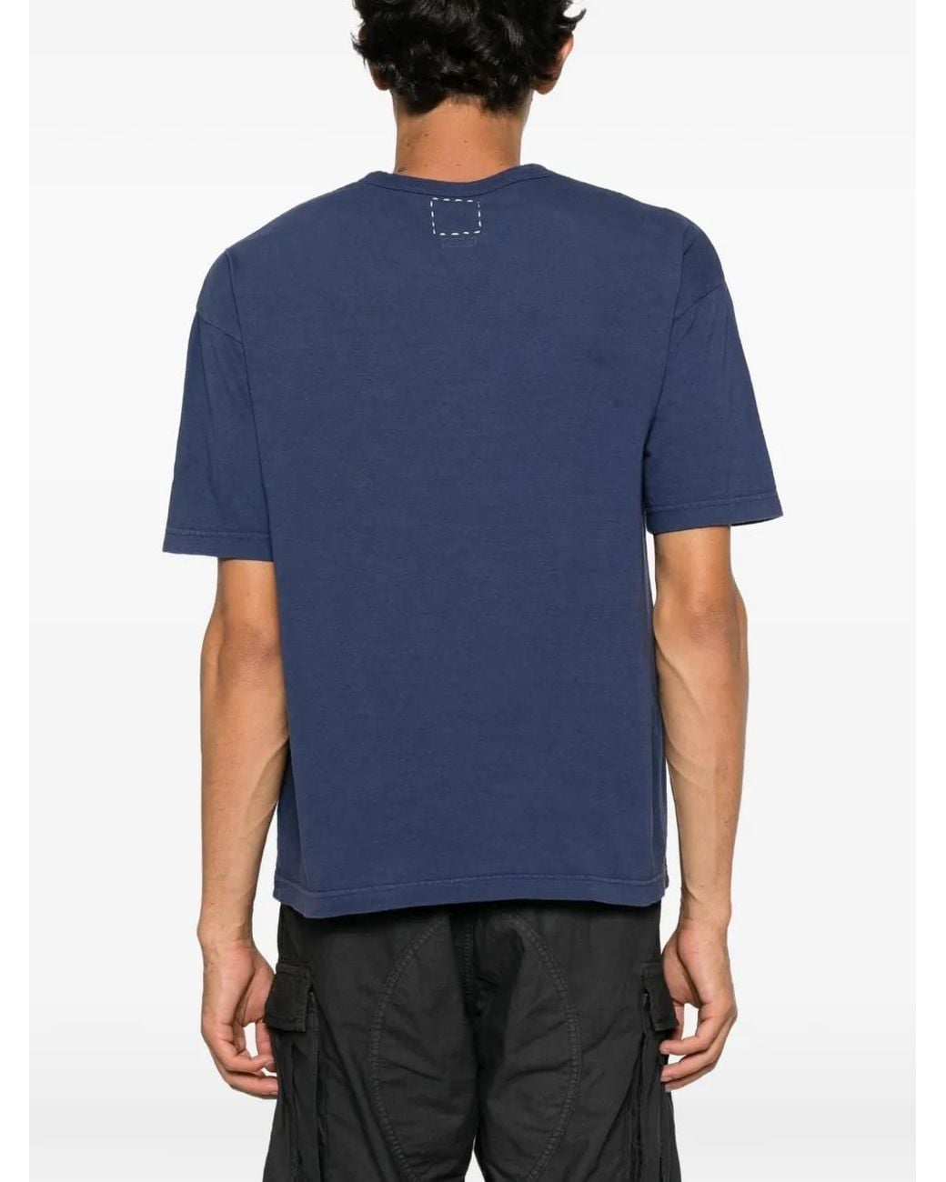 Visvim Blue Jumbo Chest-Pocket T-Shirt for men
