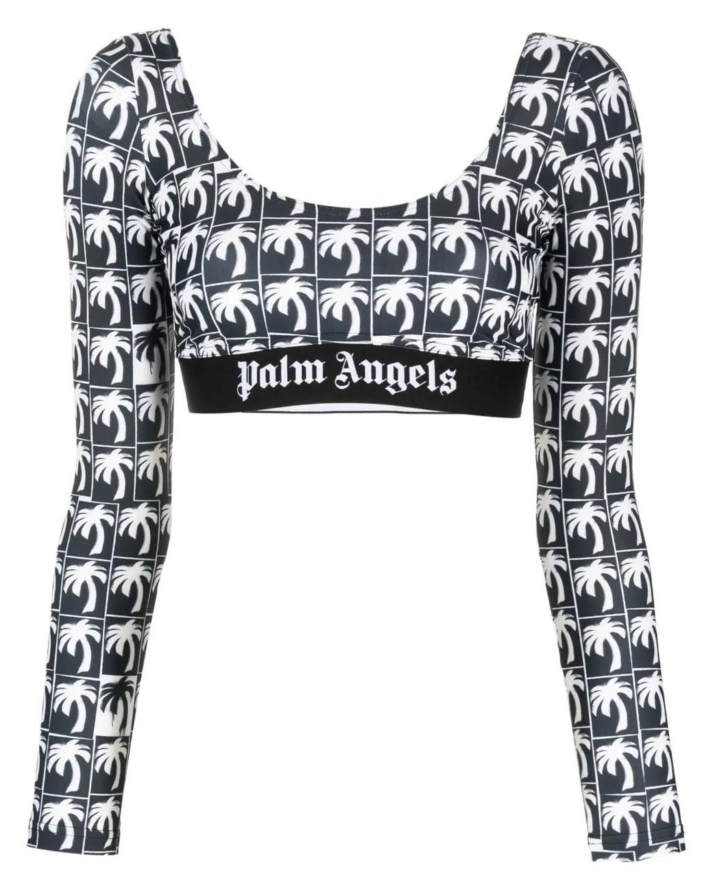 Palm Angels Black "palms Logo" Top