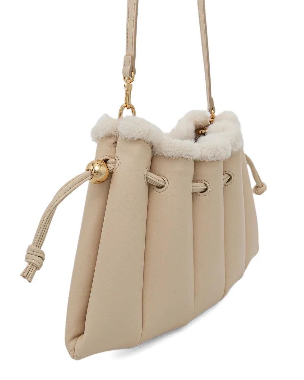 THEMOIRÈ Natural Padded Cross Body Bag