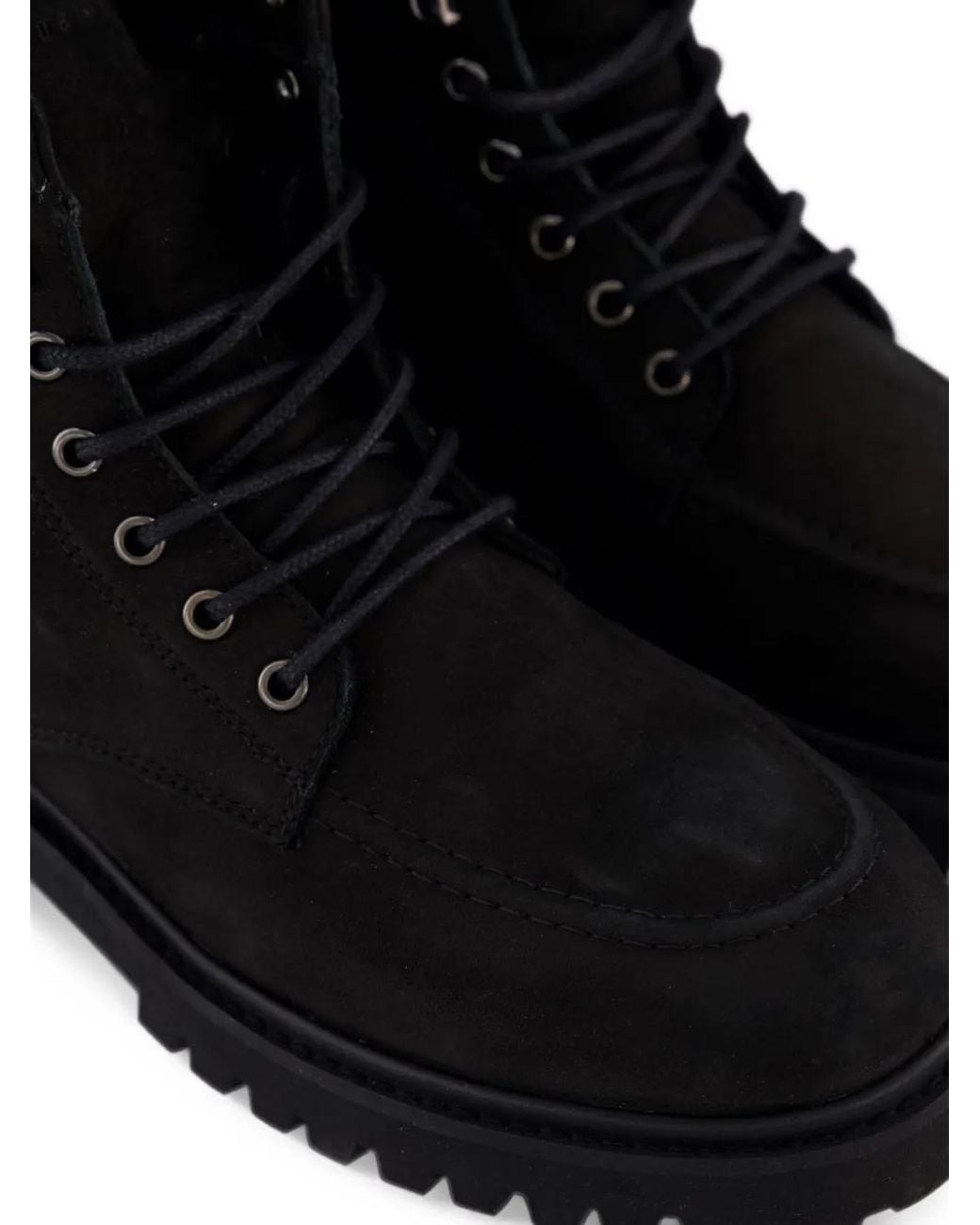 Nubikk Black Ethan Harvey Hiking Boots for men