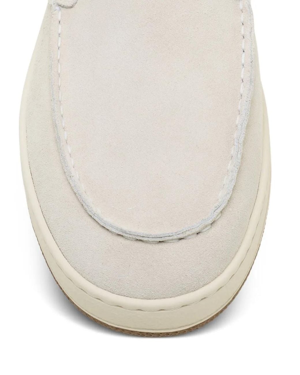 Mocassini Con Inserti di Lanvin in White da Uomo