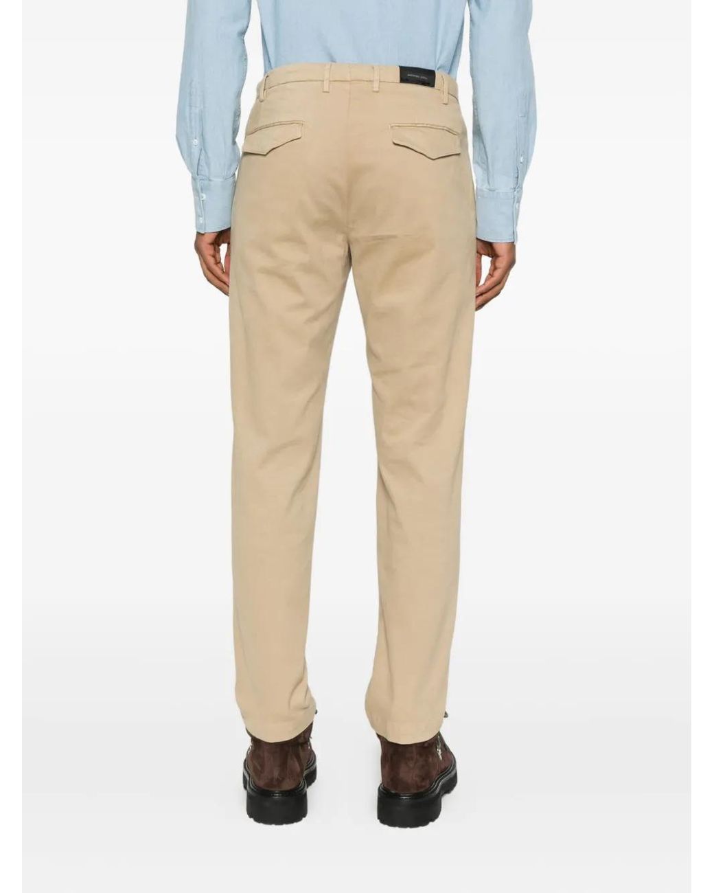 Michael Coal Natural Pocket Trousers for men