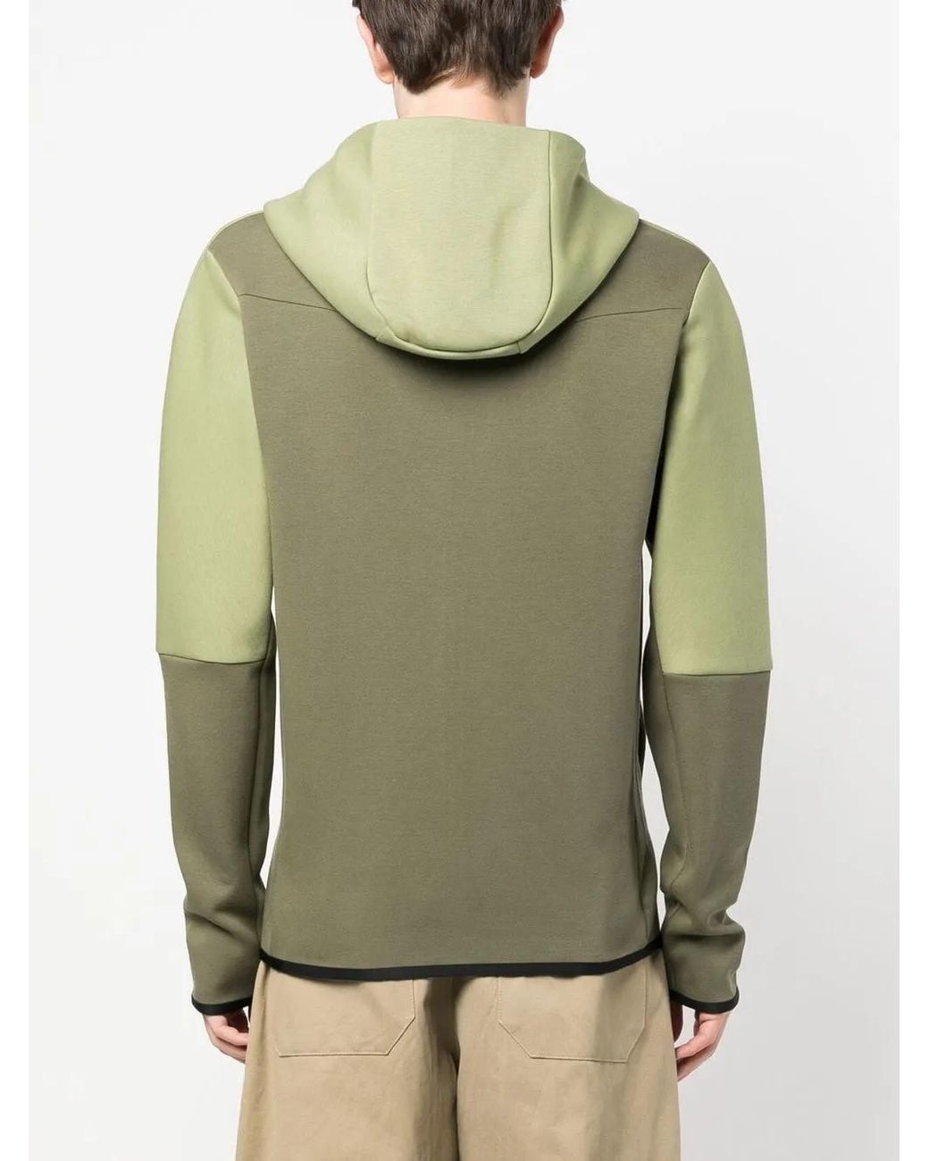 Nike Green Swoosh-Logo Detail Hoodie for men