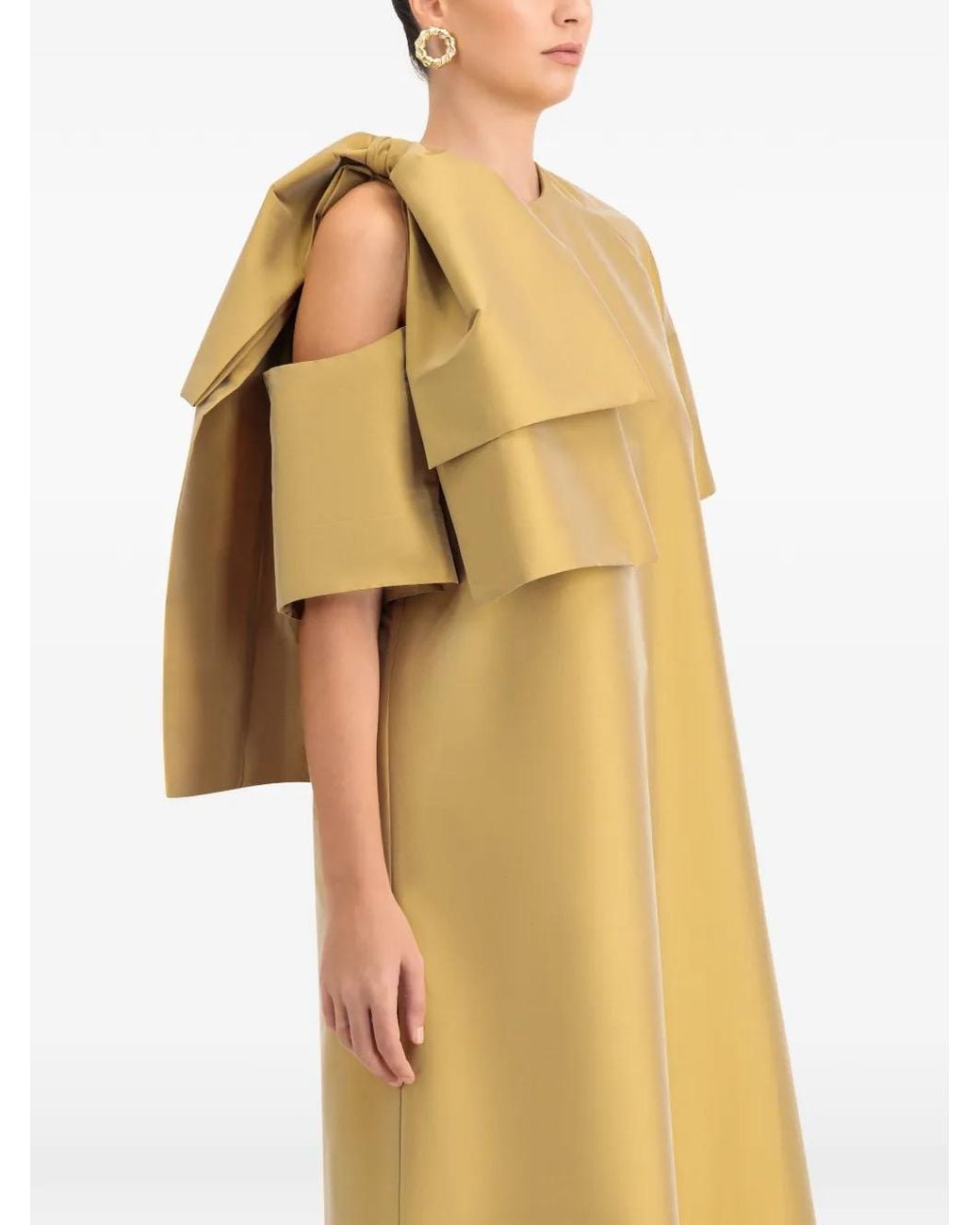 BERNADETTE Metallic Winina Midi Dress