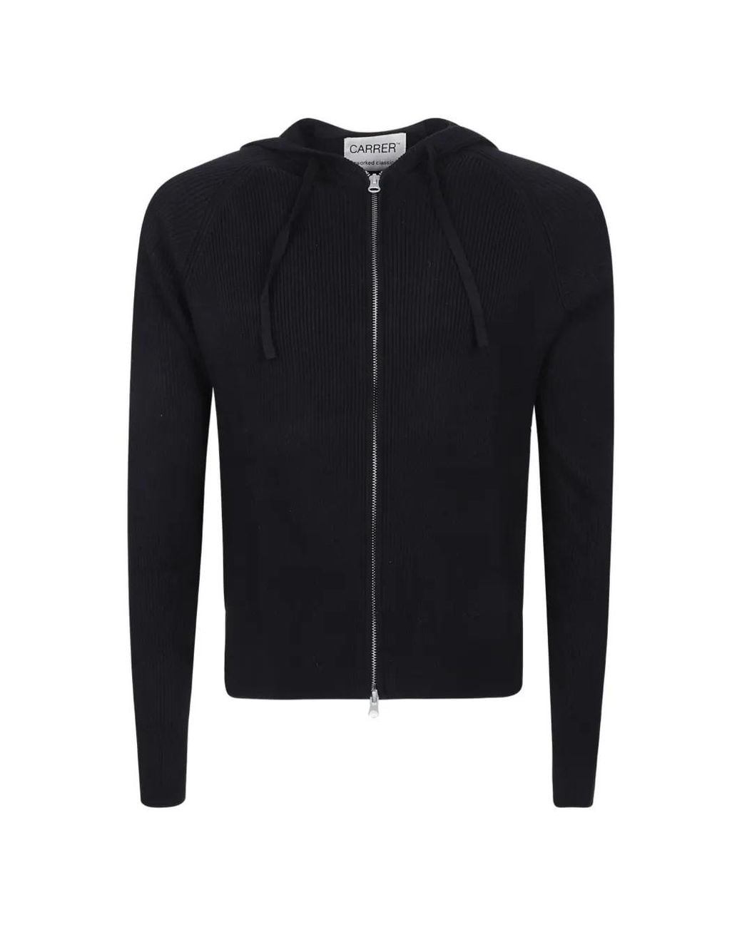 Carrera Blue Ribbed-Knit Matti Cardigan for men