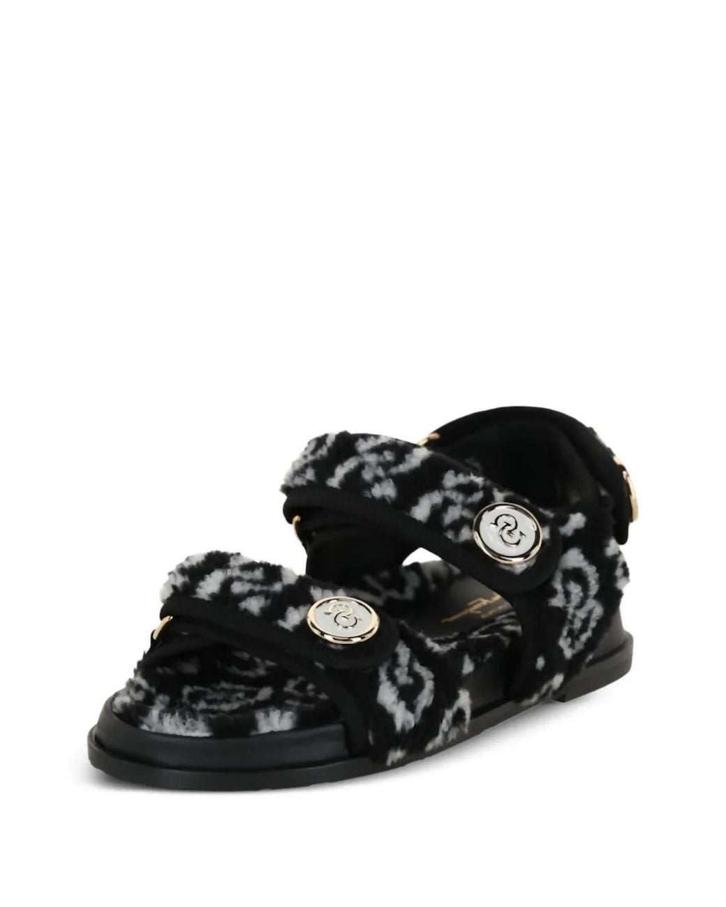Ferragamo White Keita J Gal Sandals