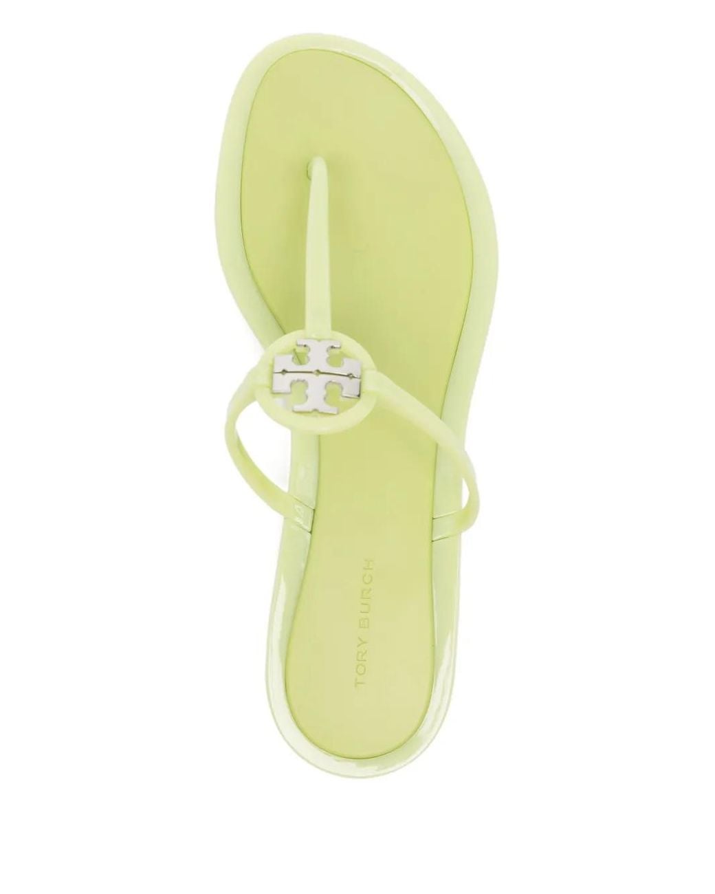 Tory Burch Green Mini Miller Jelly Slides