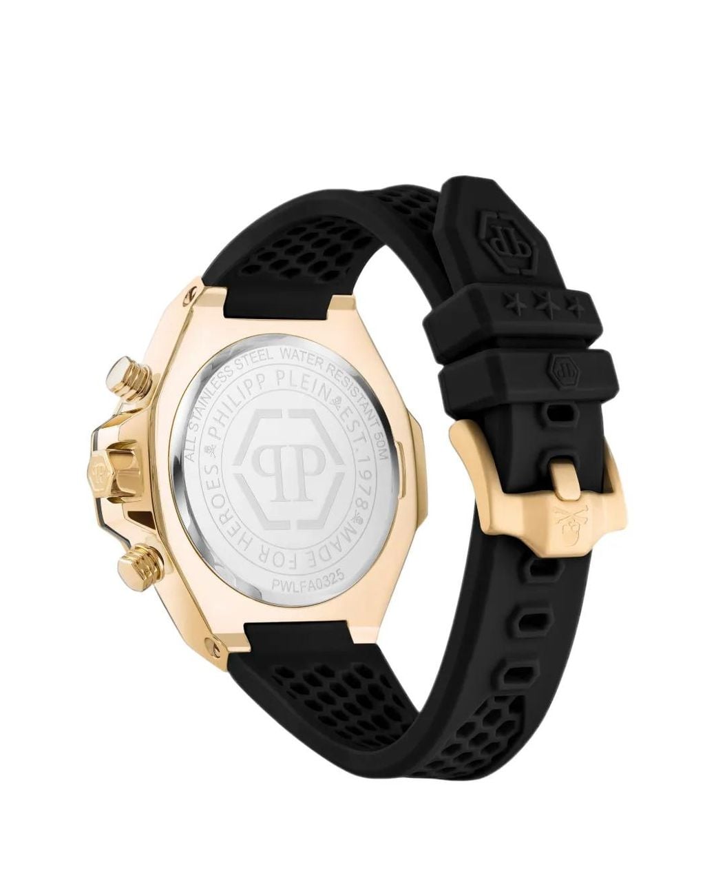 Philipp Plein Black Plein Chrono Royal 46Mm Watch for men