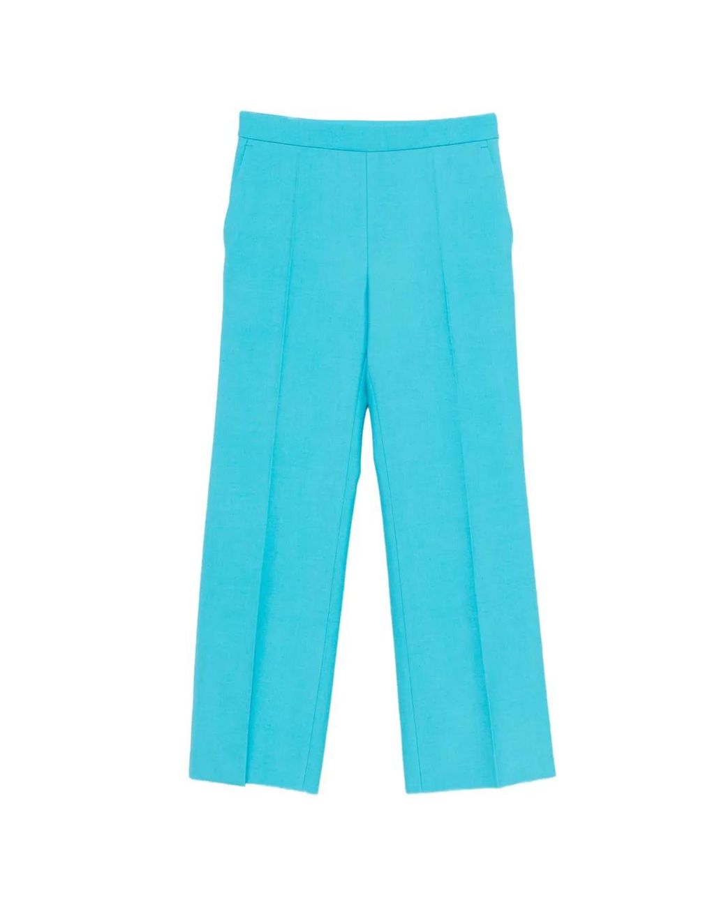 Chloé Blue Straight-Leg Trousers