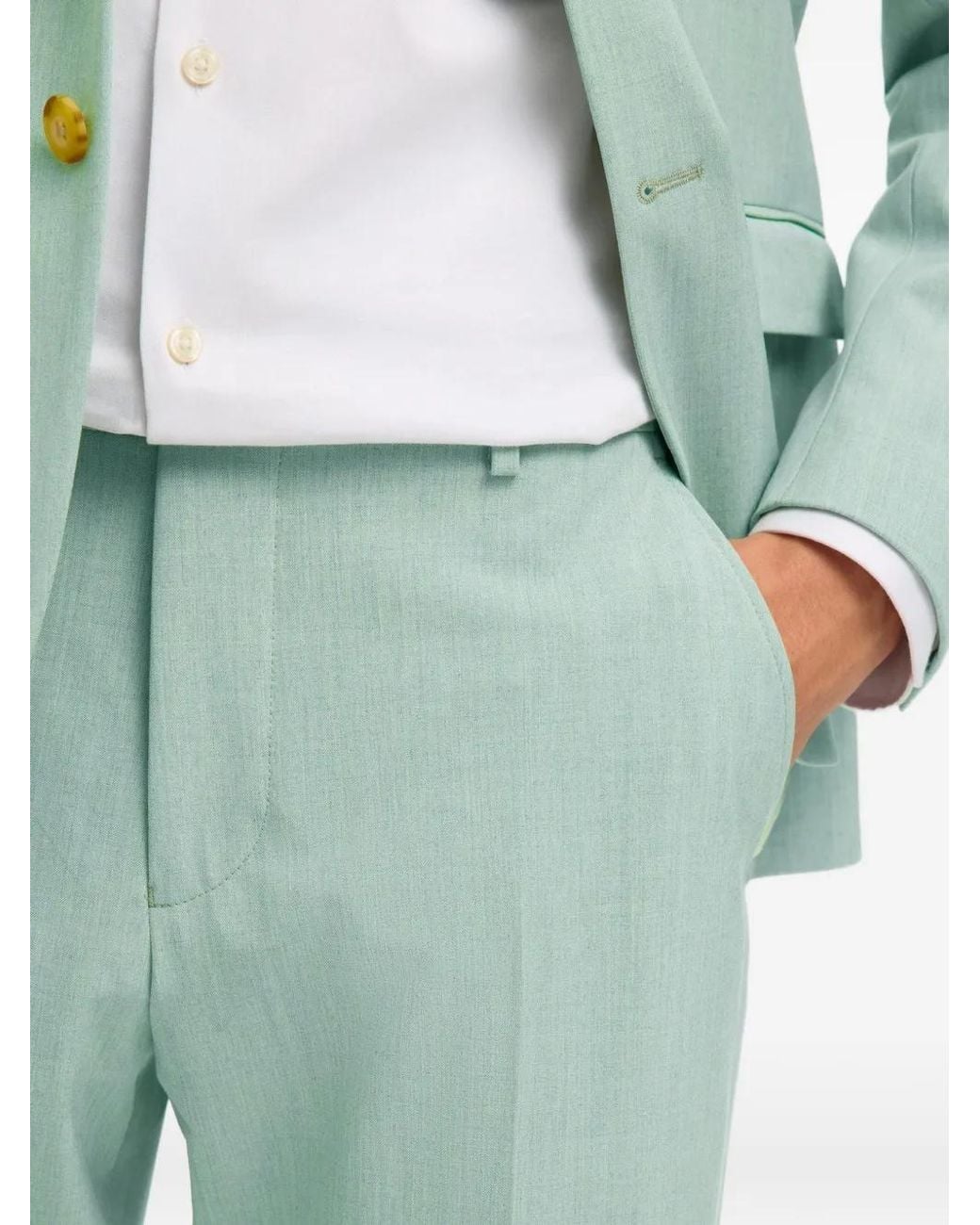 SELECTED Green Pantalon Slim 175 for men
