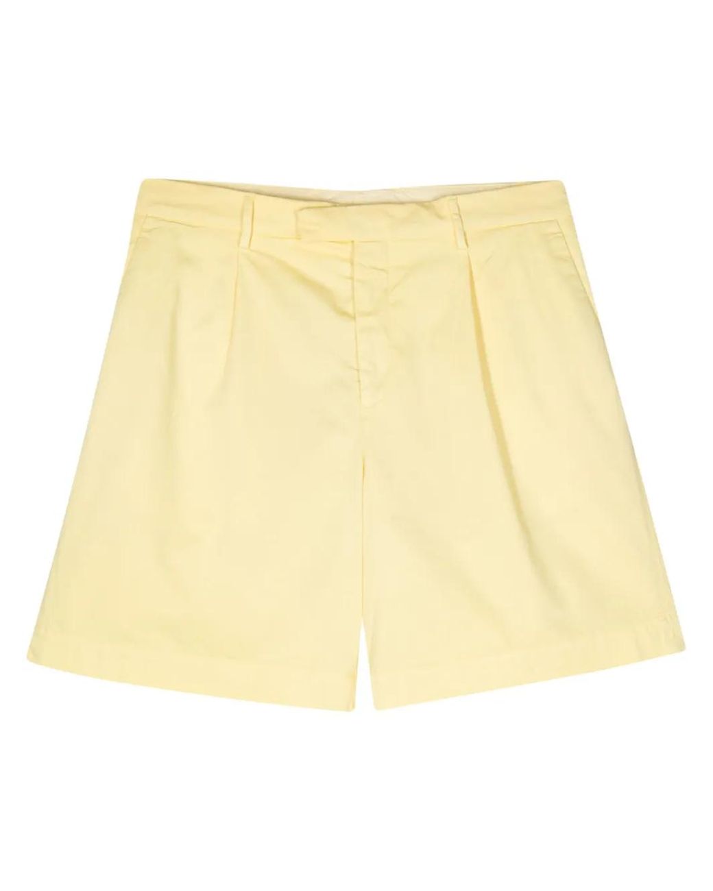 Lardini Natural Pleat-Detailing Bermuda Shorts for men