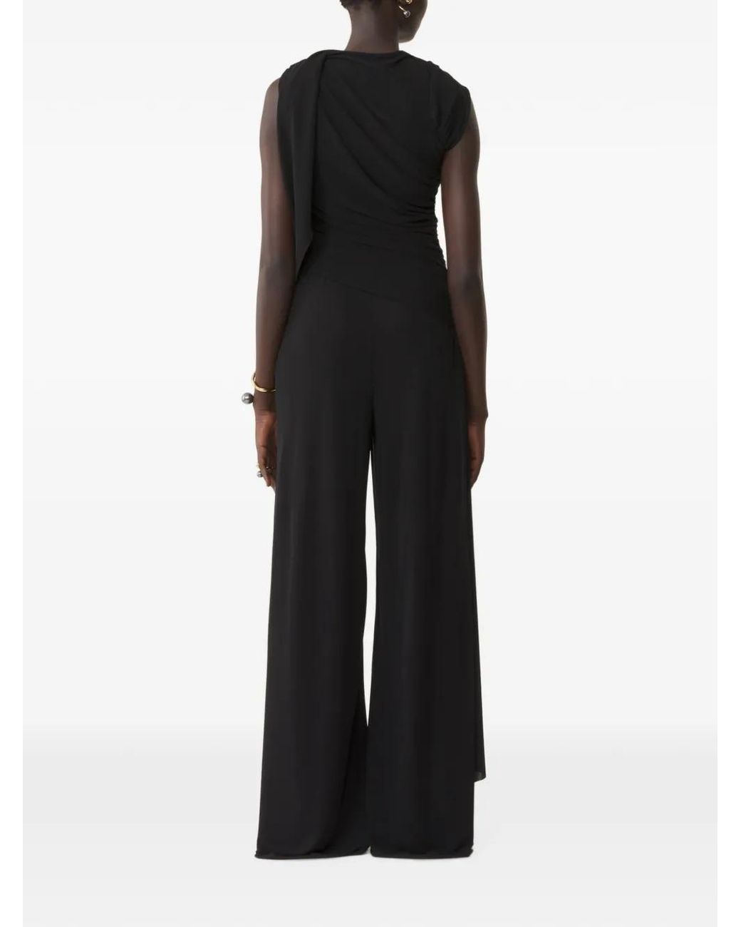 Lanvin Black Draped Jumpsuit