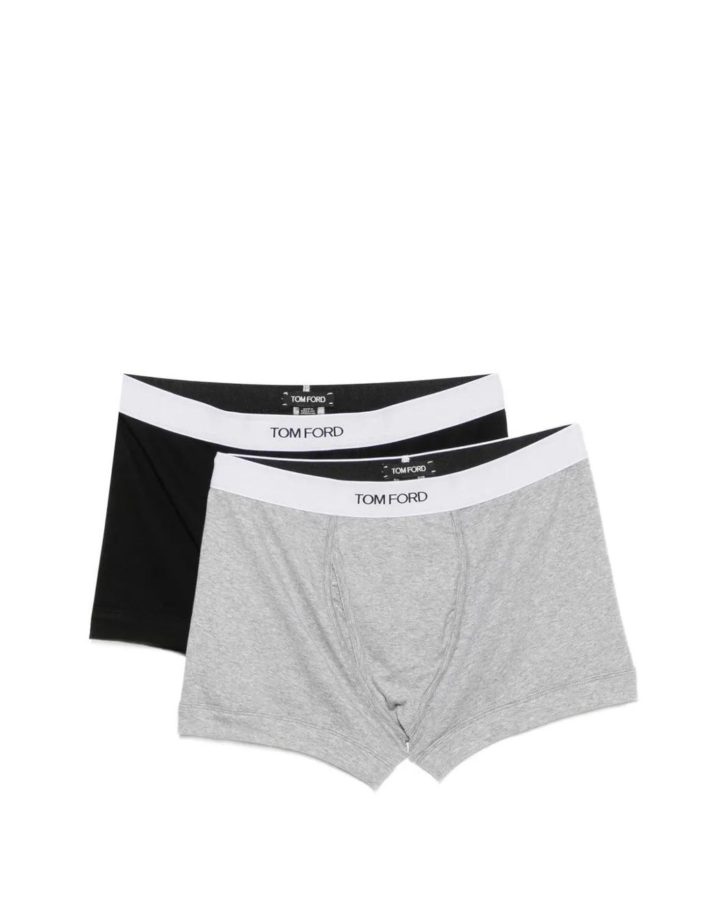 Tom Ford White Logo-Waistband Boxers Set Of Two for men