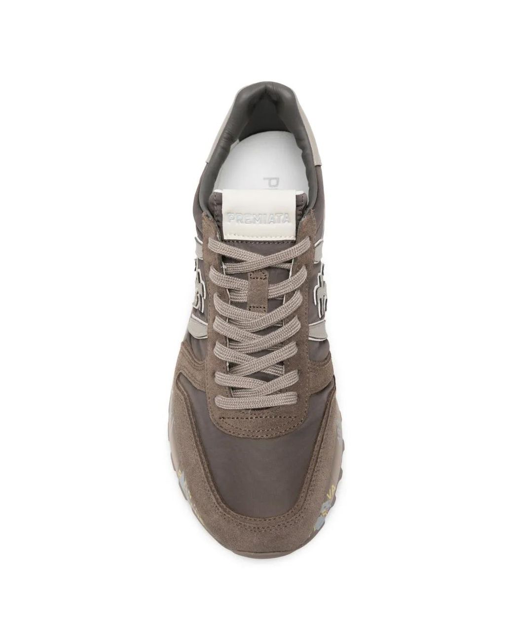Premiata Gray Lander Lace-Up Sneakers for men