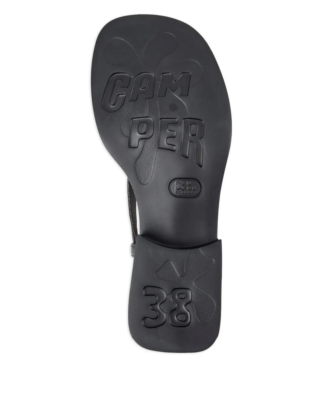 Camper Black Dana Buckle-Fastening Sandals