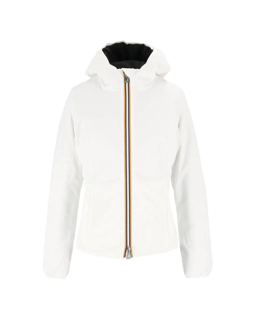 K-Way Black Lily St Warm Reversible Hooded Jacket