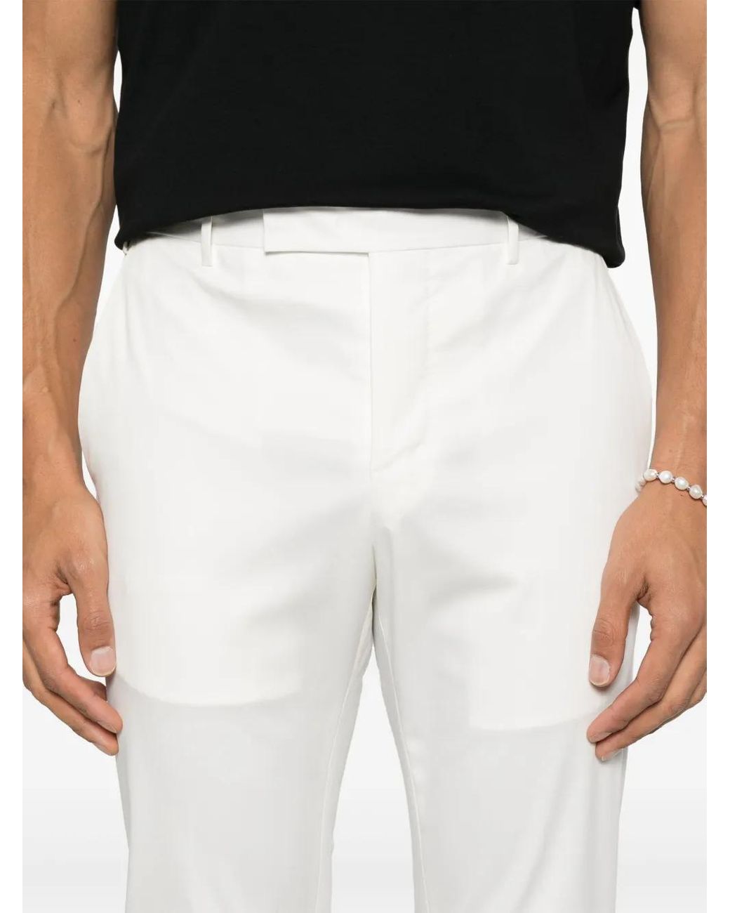 PT Torino White Edge Trousers for men