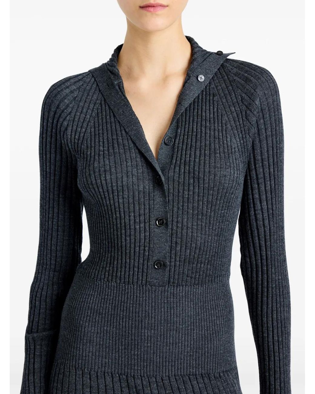 Proenza Schouler Blue Maeve Midi Dress