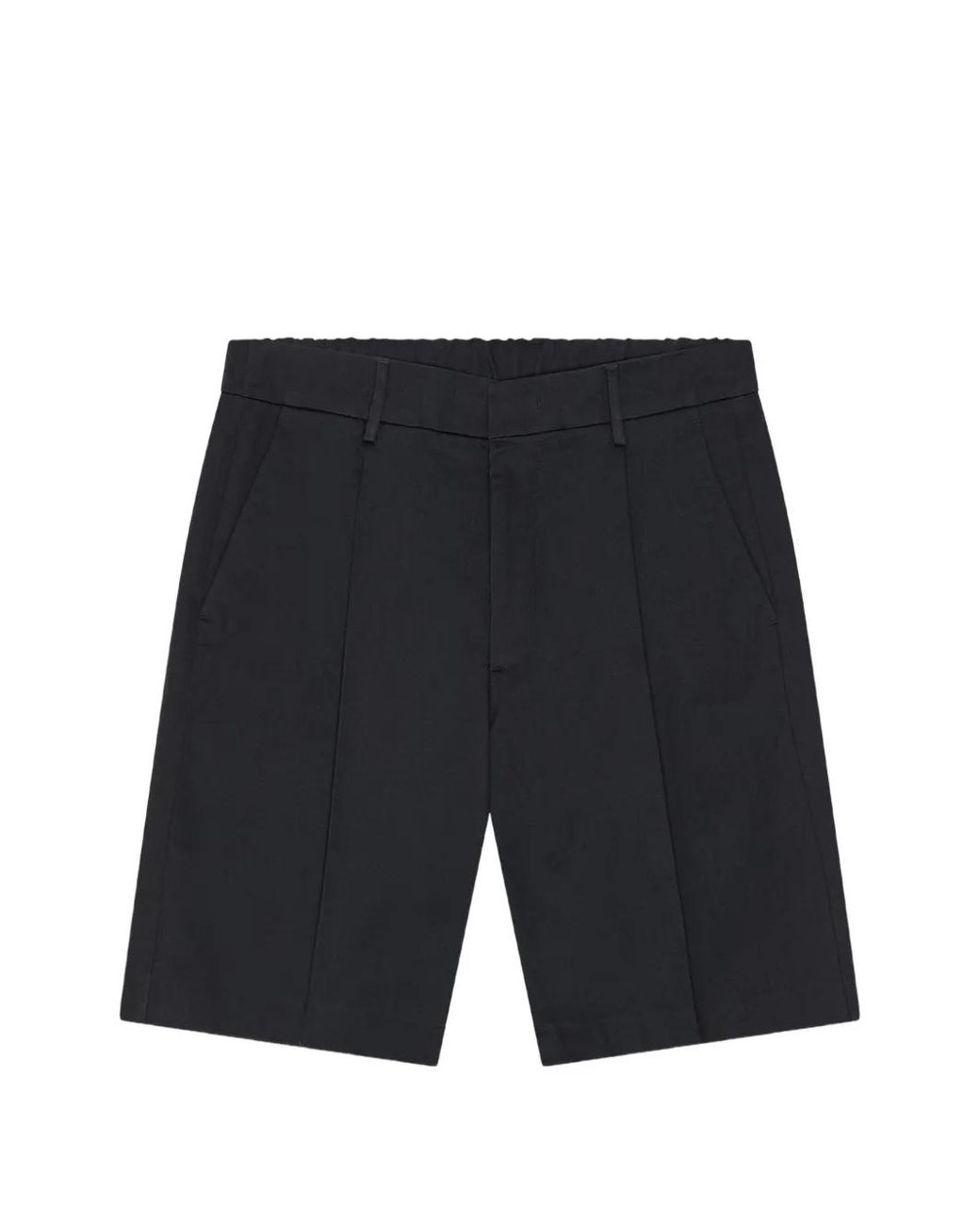 NN07 Black Panelled Shorts for men