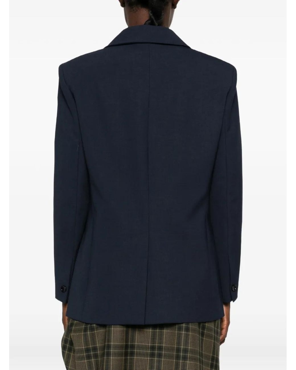Vivetta Blue Double-Breasted Jacket