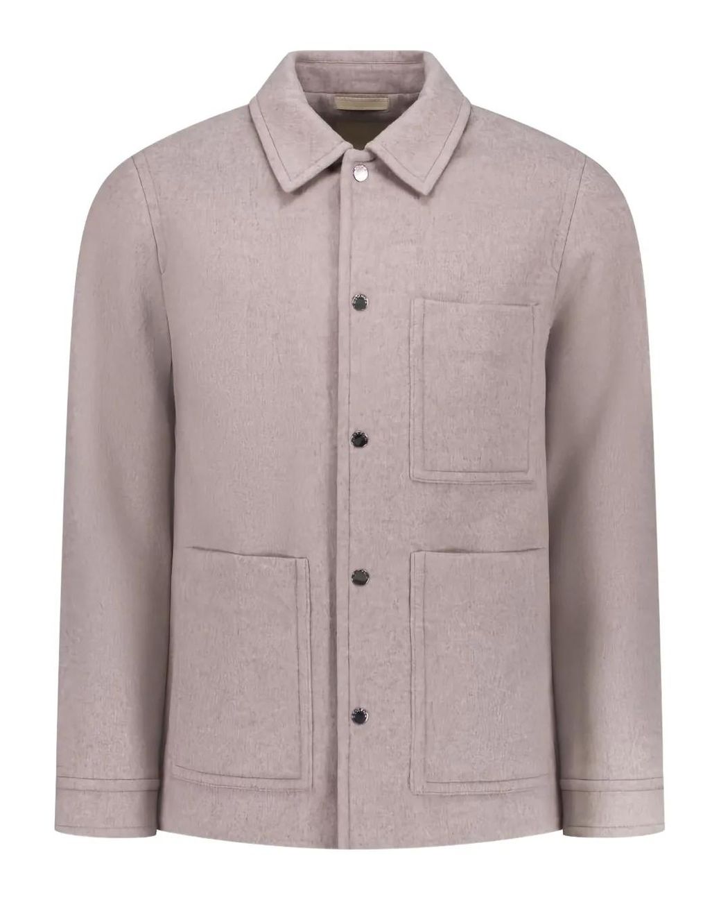 Woolrich Hemdjacke Mit Aufgesetzten Taschen in Pink für Herren