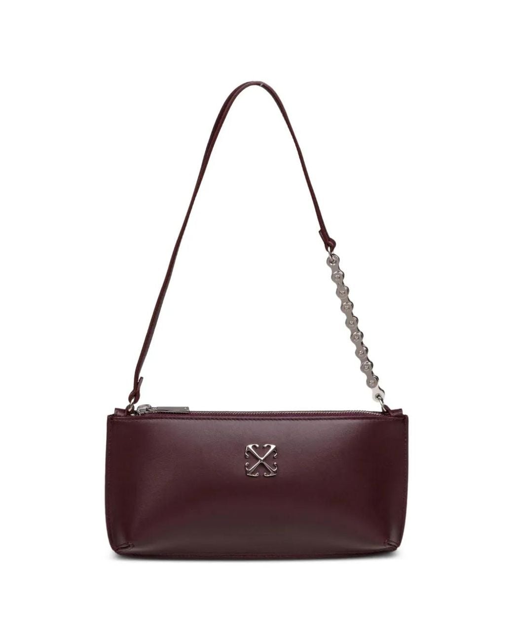 Off-White c/o Virgil Abloh Purple Jitney Chain-Link Shoulder Bag