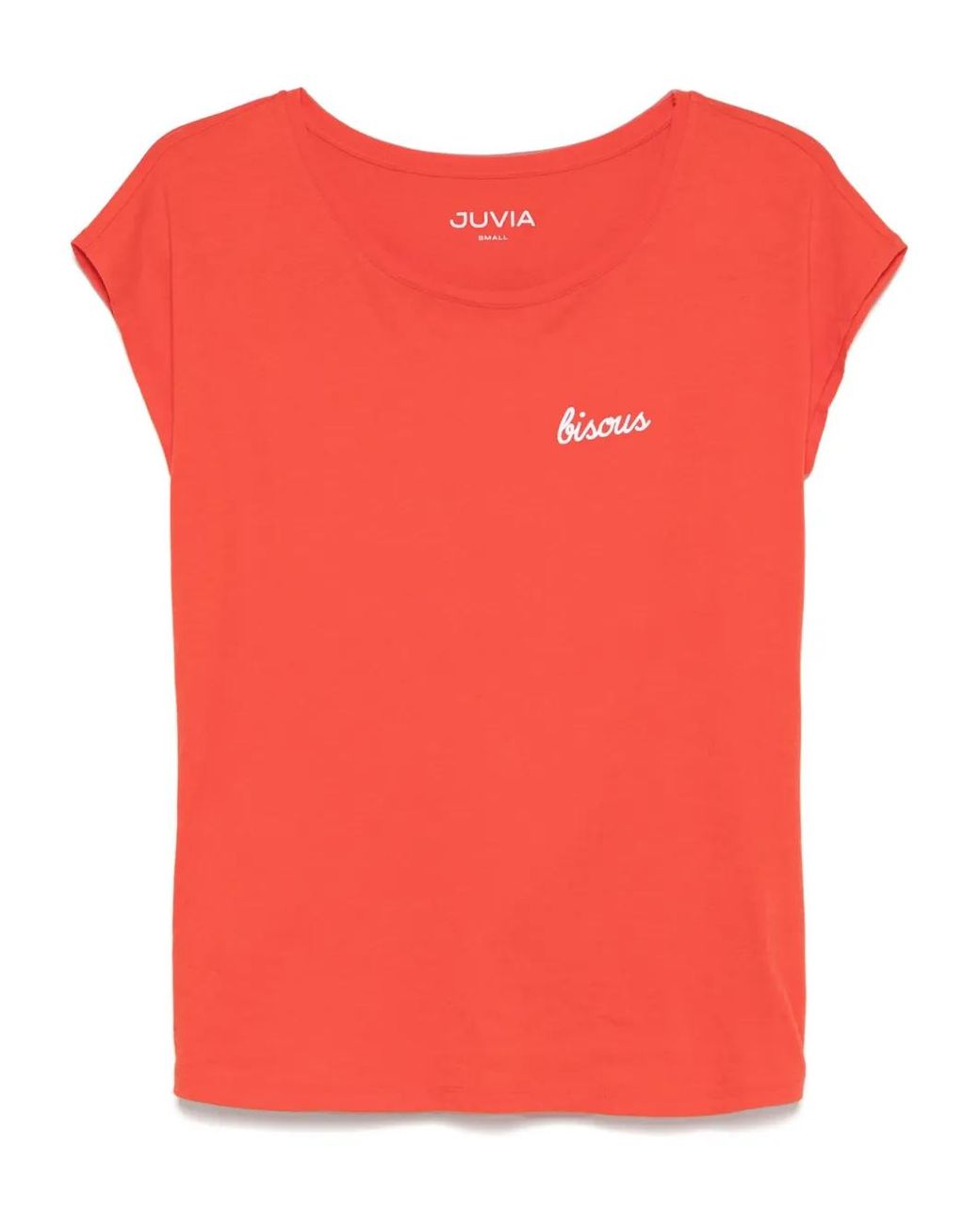 Juvia Red Cotton T-Shirt