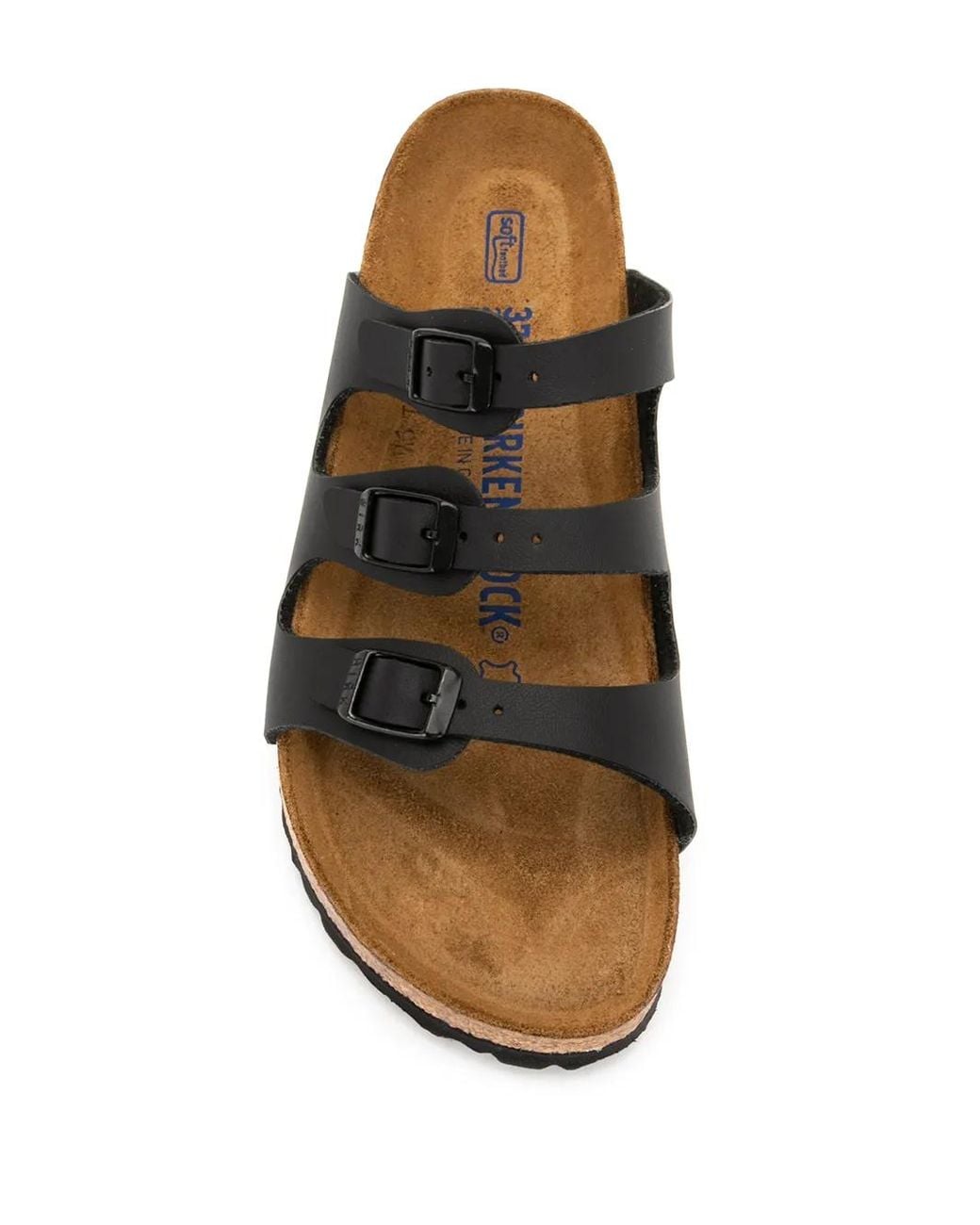 Birkenstock Black Florida Three-Buckle Sandals