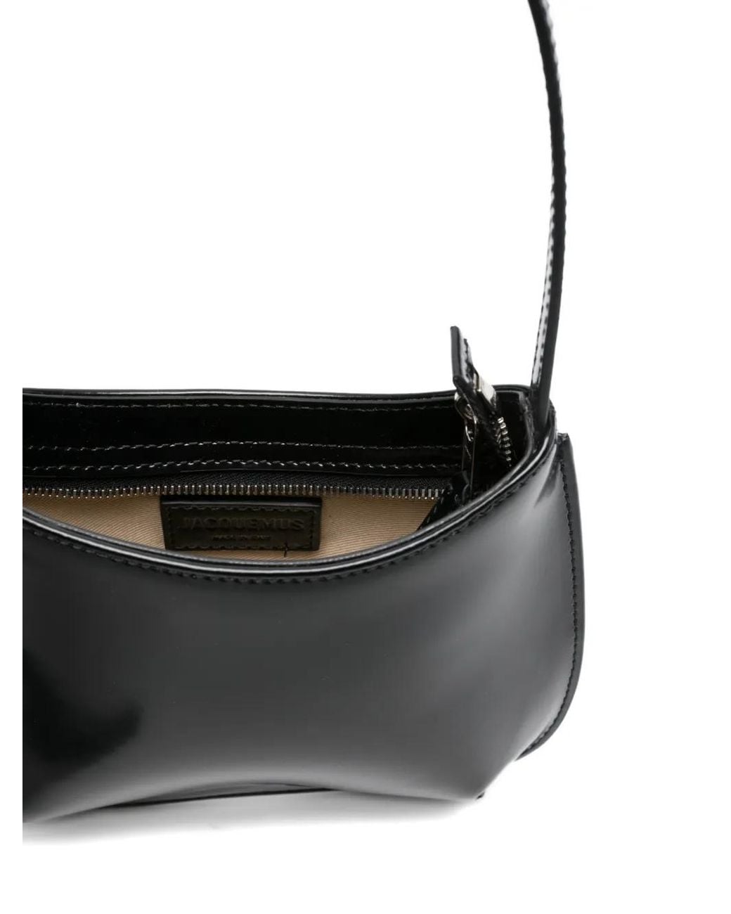 Jacquemus Black Le Petit Bisou Leather Shoulder Bag