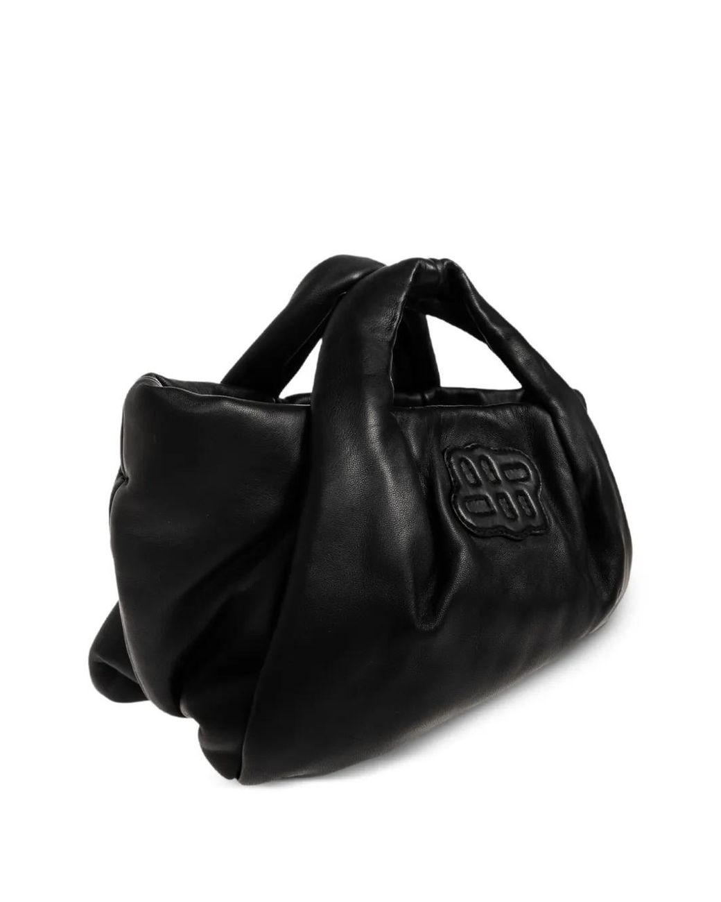 Munthe Black Lixia Logo-Patch Tote Bag