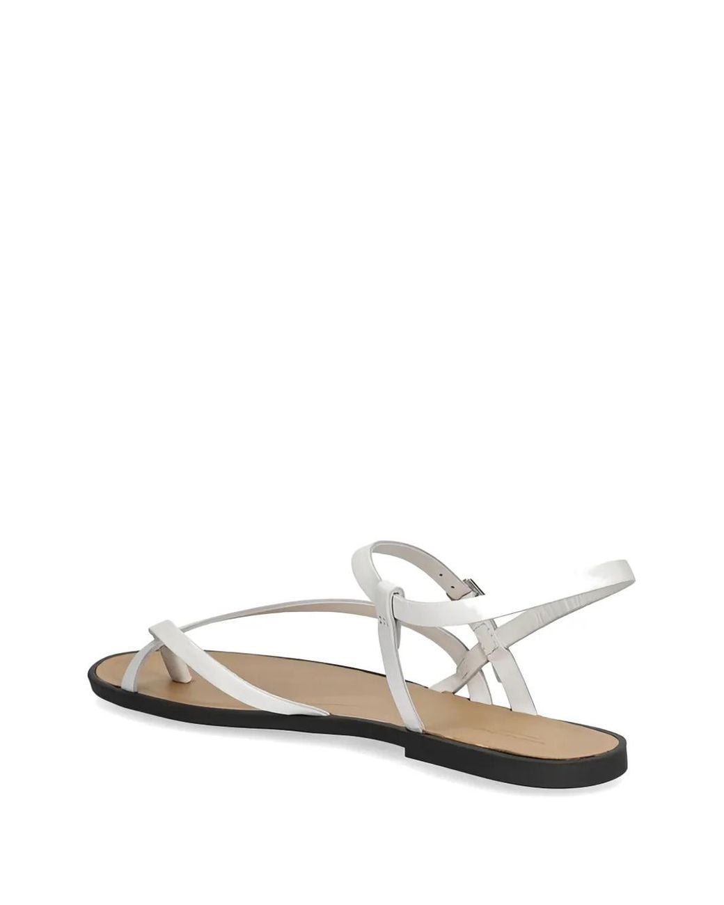 Vagabond White Strap Buckle Sandals