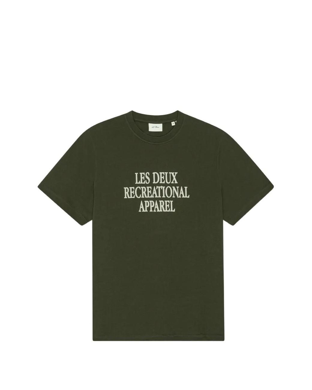 Les Deux Green Logo-Print T-Shirt for men