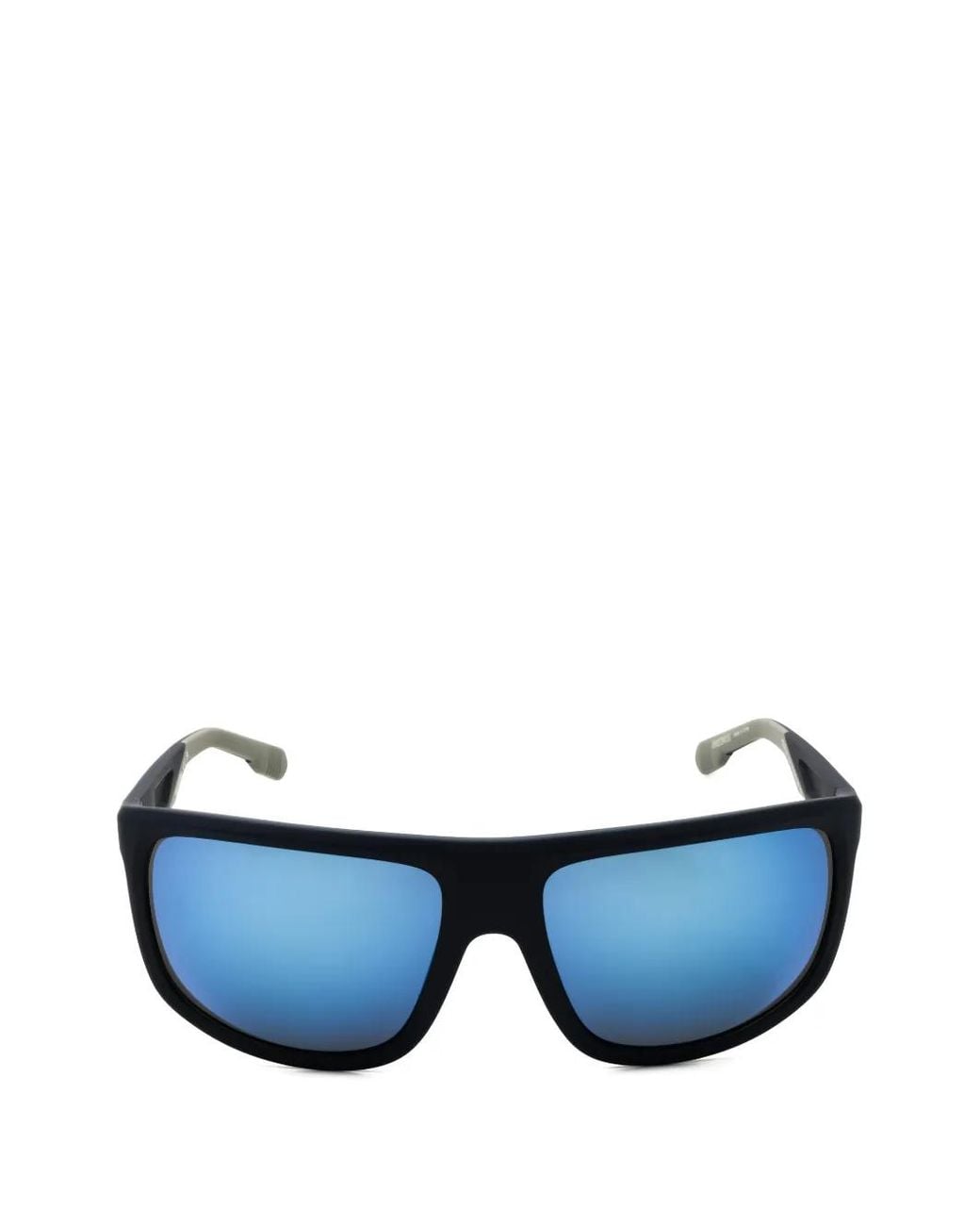 Harley Davidson Blue Rectangle-Frame Sunglasses for men