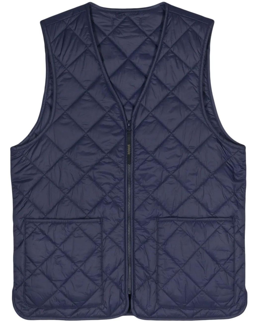 Baracuta Blue Miller Quilted Vest for men