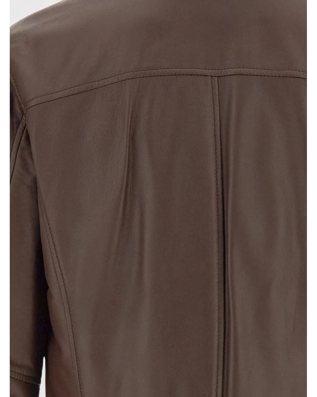 Volfagli Brown Fox18 America Leather Jacket for men
