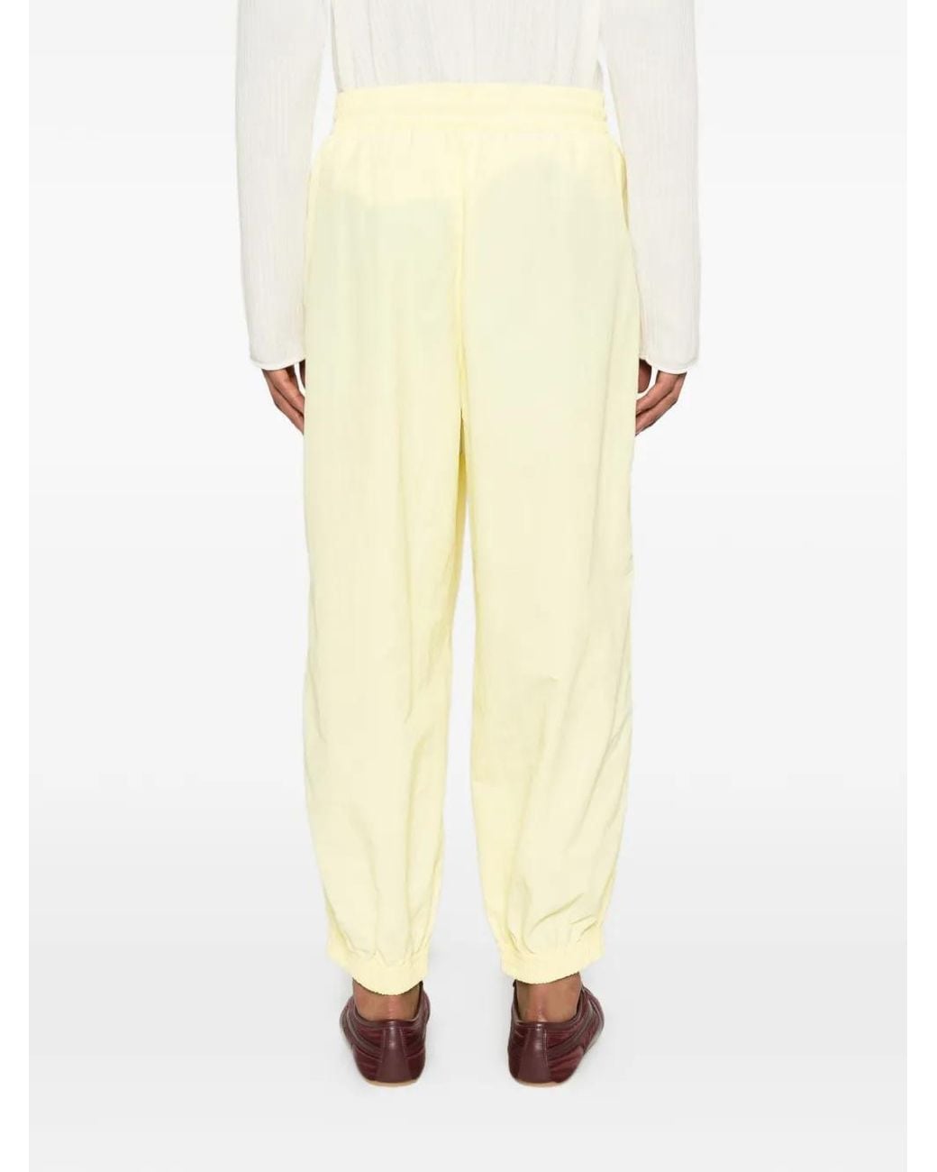 Willy Chavarria White Logo-Embroidered Trousers for men