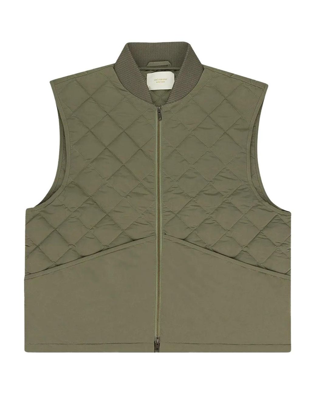 Aimé Leon Dore Stadium Quilted Vest in Green for Men | Lyst UK