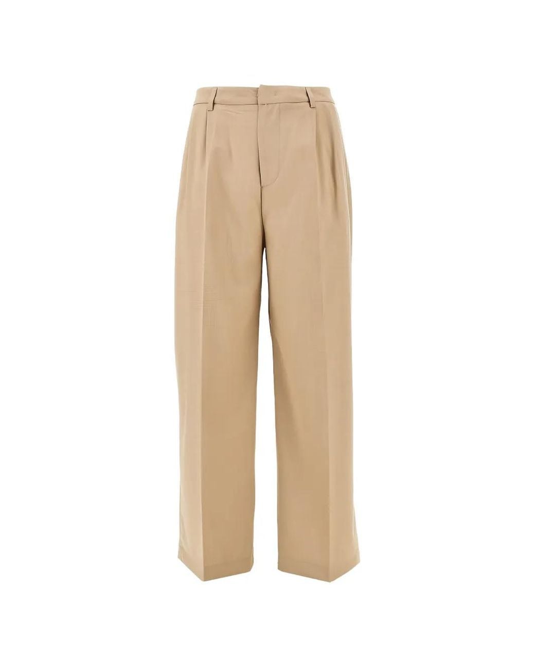 Bstroy Natural Pantalon Ample À Design Plissé for men