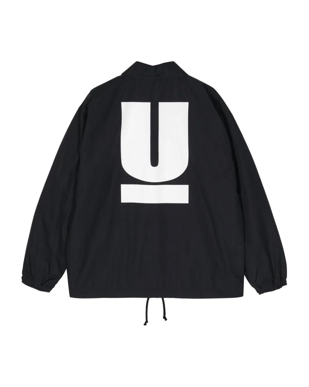 Undercover Black Logo-Print Bomber Jacket