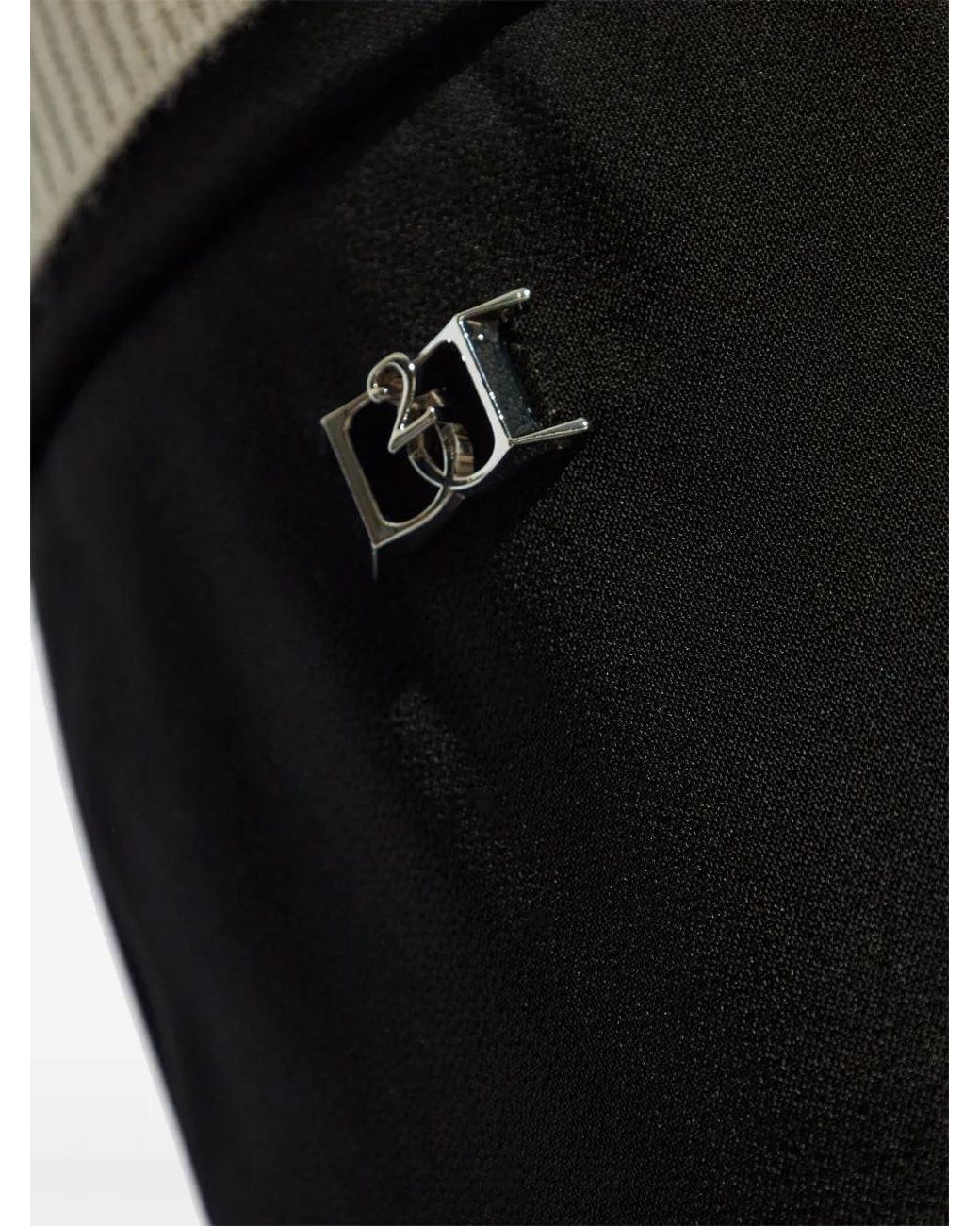 Pantalones Con Placa De Logo DSquared² de color Black