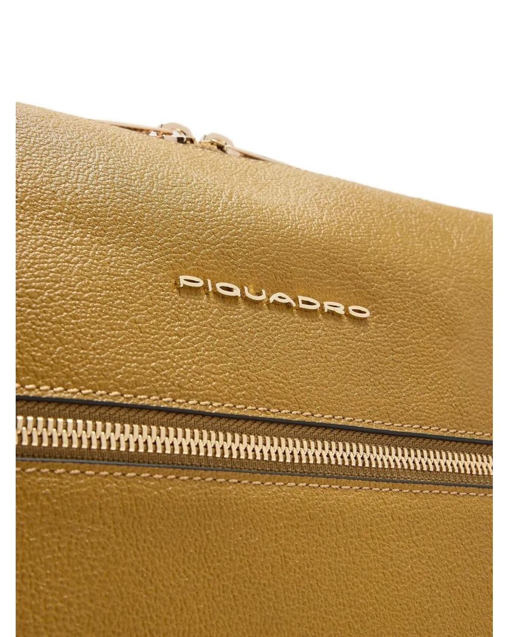 Piquadro Metallic Logo-Plaque Laptop Bag