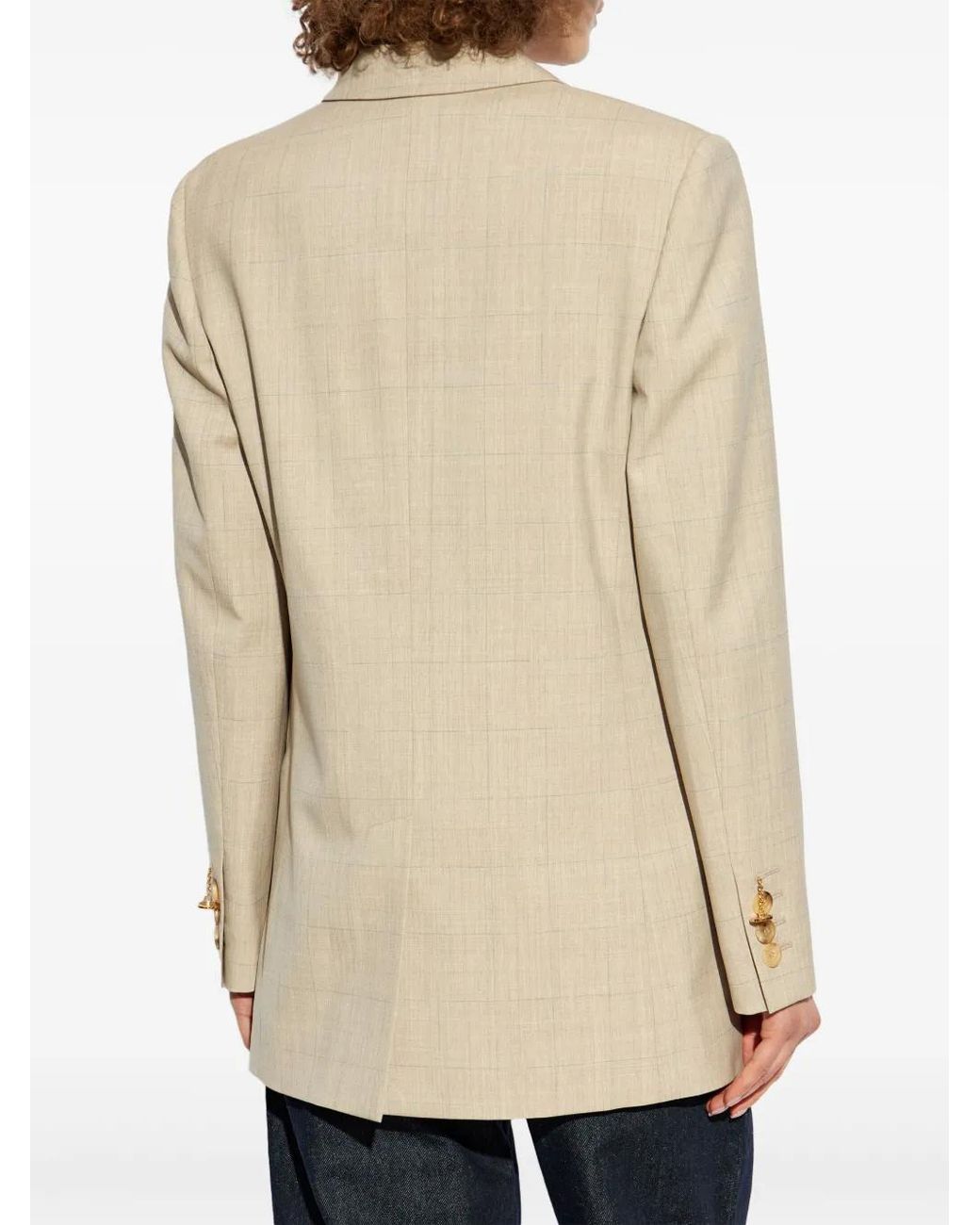 Moschino Natural Virgin-Wool Blazer