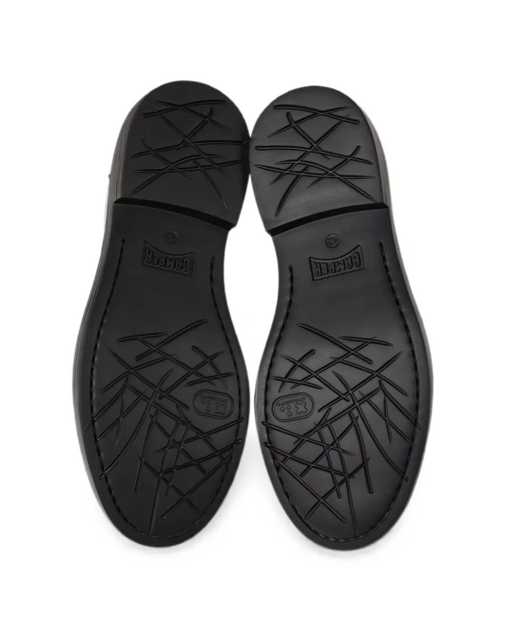 Camper Blue Twins Leather Derby Shoes for men